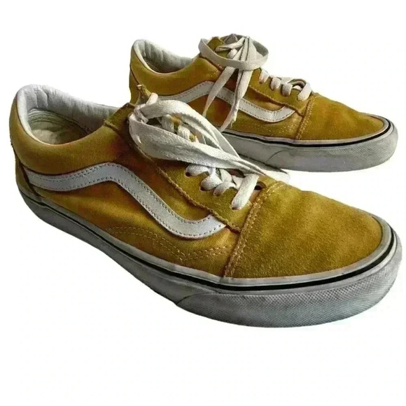 Vans Old Skool Unisex Sneakers Yellow Size 8.5 Men's / 10 Women's Skateboarding - Picture 1 of 10